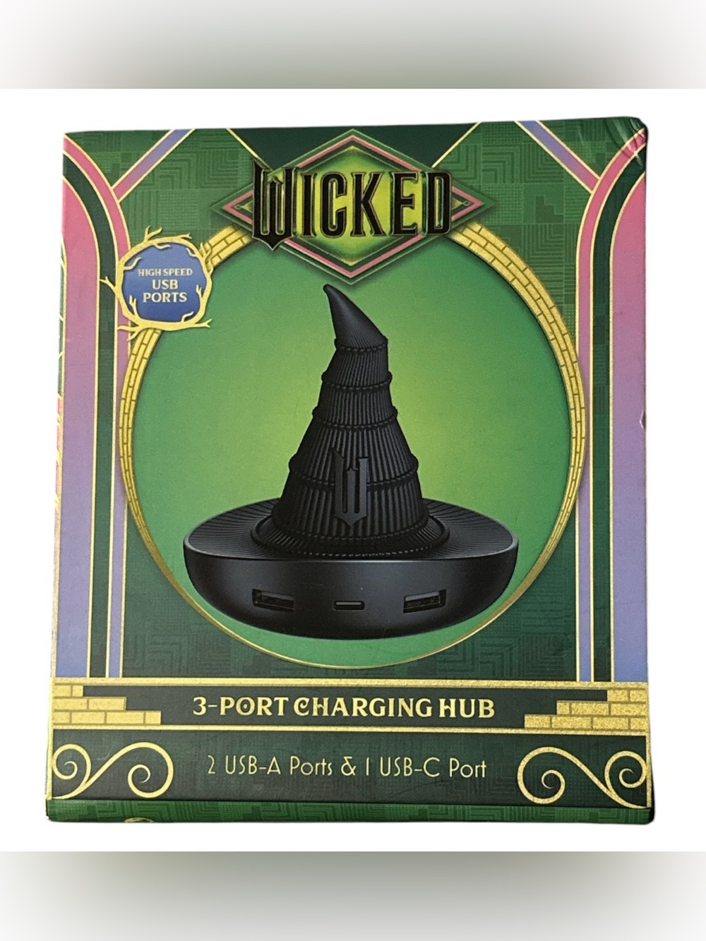 Wicked Witch Hat 3-Port Charging Hub